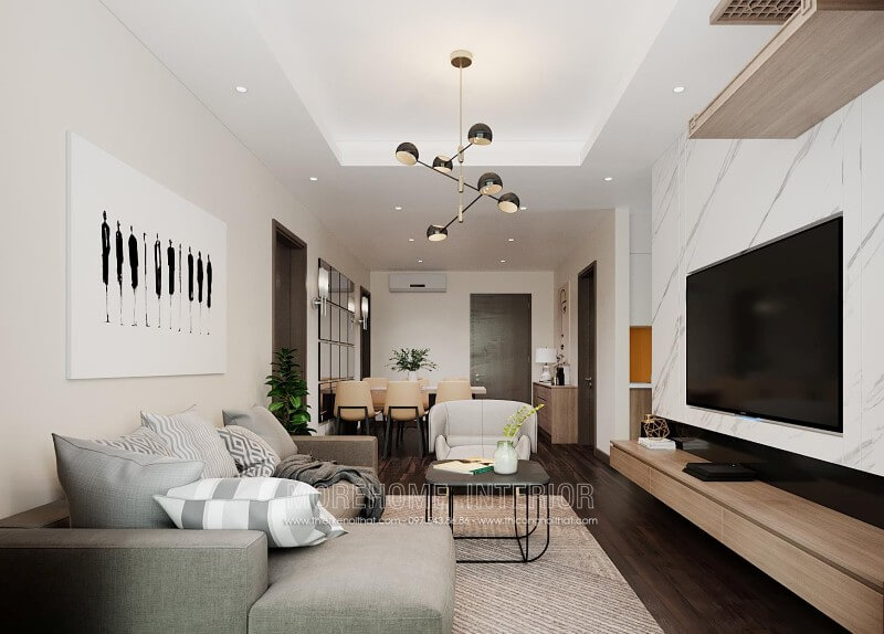 Thiết kế nội thất chung cư nhỏ phong cách hiện đại, đơn giản thiết kế nội thất chung cư